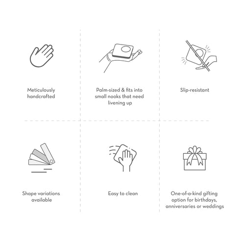 Hand Engraved Stone Tea Light Holder